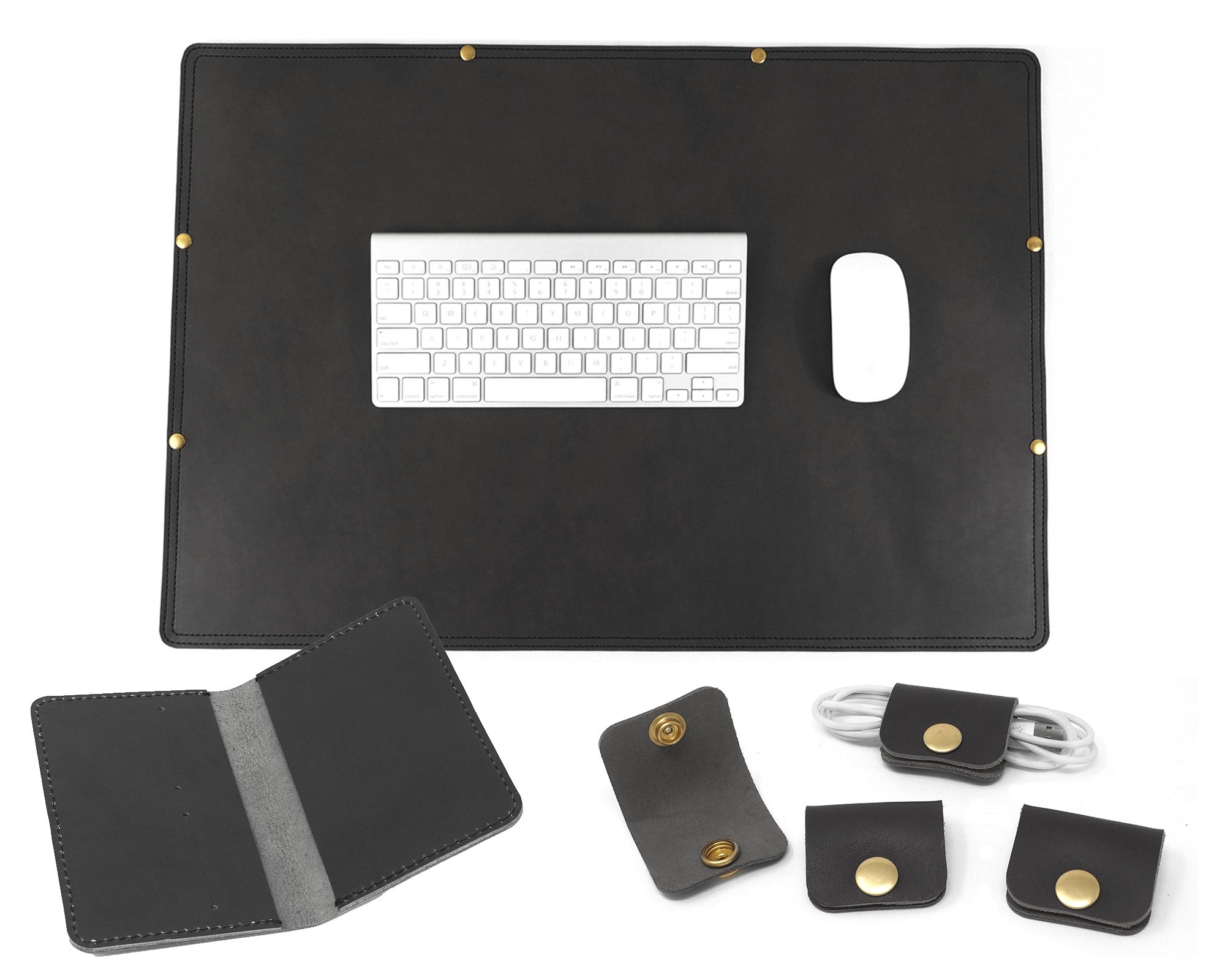 Small leather desk pad hot sale