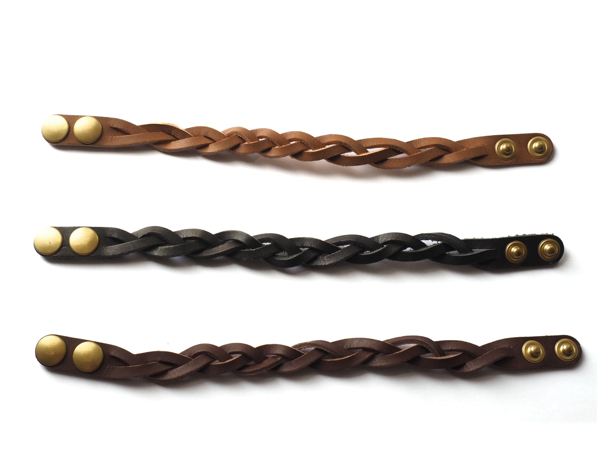 Braided Leather Bracelets - Discontinued – Marlondo Leather Co.