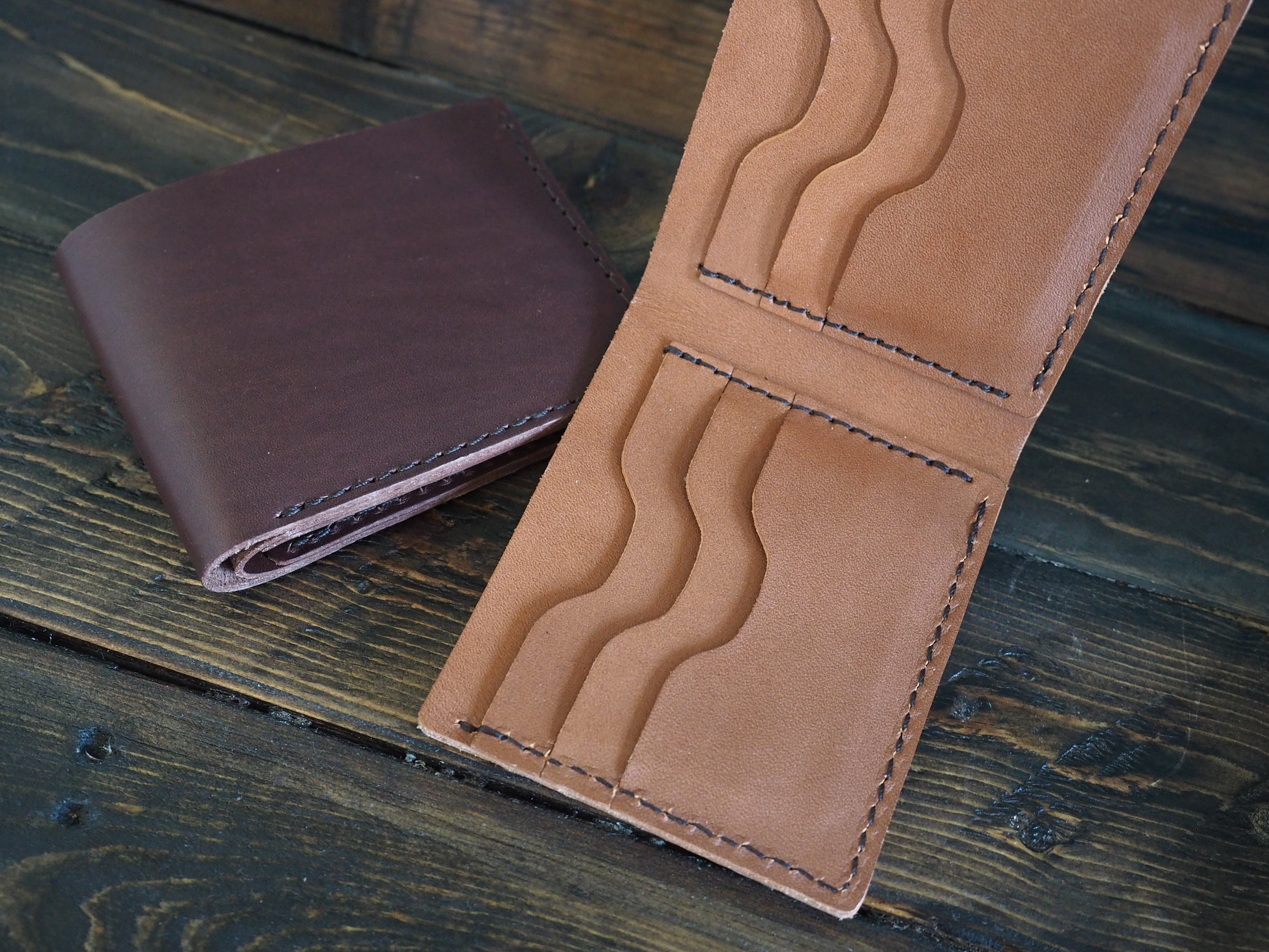 Double Card Wallet – Marlondo Leather Co.