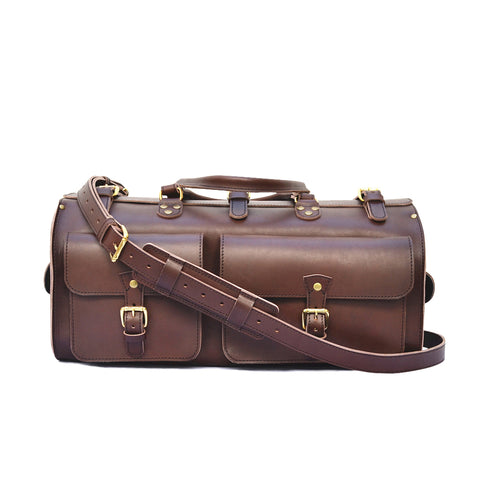 Full Grain Leather Duffle Bag Retro Leather Weekender Bag Handmade Large  Carry On Bag For Mens