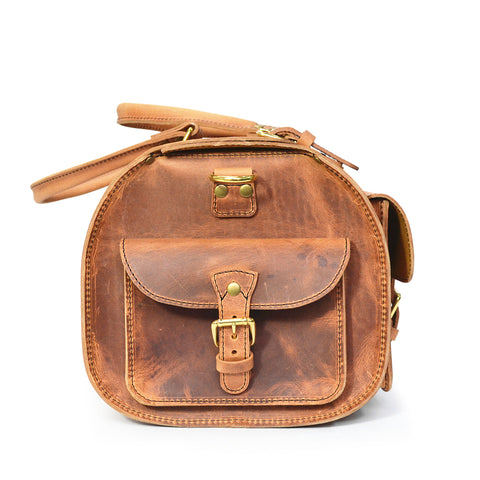 Weekender Duffle Bag - Mens Leather Overnight Bag – Marlondo