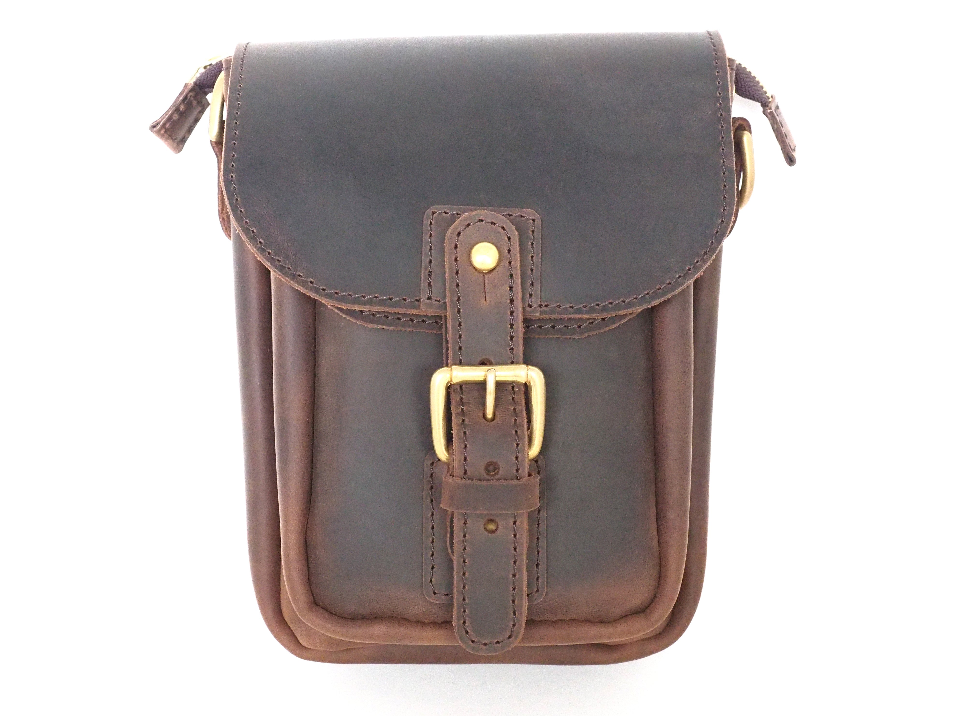 EDC Bag - Leather Crossbody Messenger Bag for Men & Women